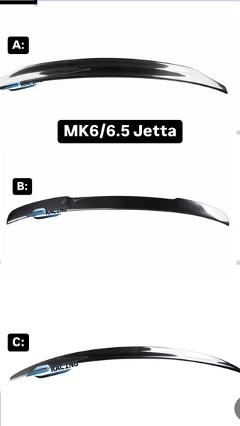 MK6 Jetta Carbon Fiber Spoiler (2011-2018 Models)