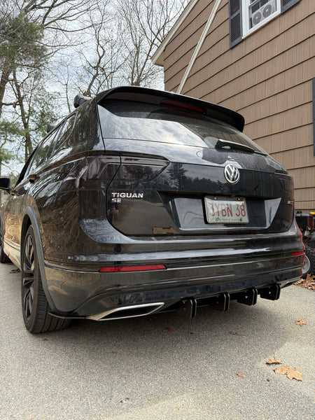 Volkswagen Tiguan 2020+ Rear Diffuser + Spats