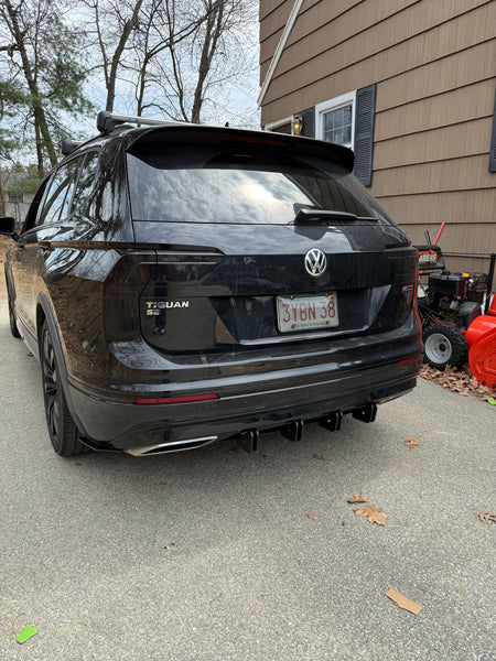 Volkswagen Tiguan 2020+ Rear Diffuser + Spats