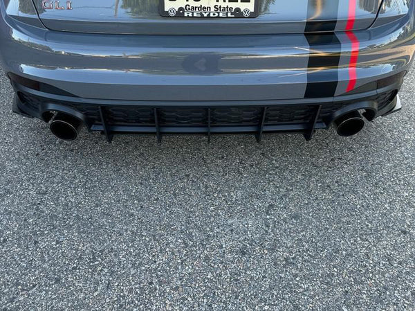 MK7.5 Jetta GLI Rear Diffuser with Side Spats