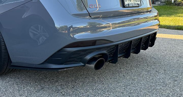 MK7.5 Jetta GLI Rear Diffuser with Side Spats