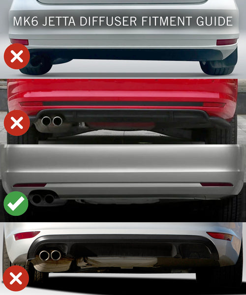 MK6 Jetta Rear Diffuser (Base Model)