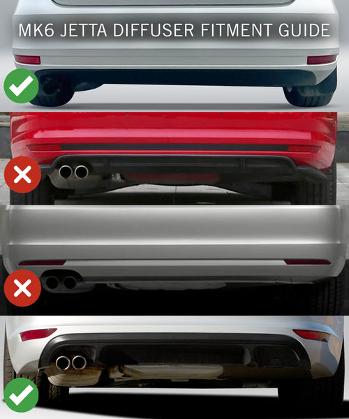 MK6 Jetta Rear Diffuser (GLI/Non-Base Models)