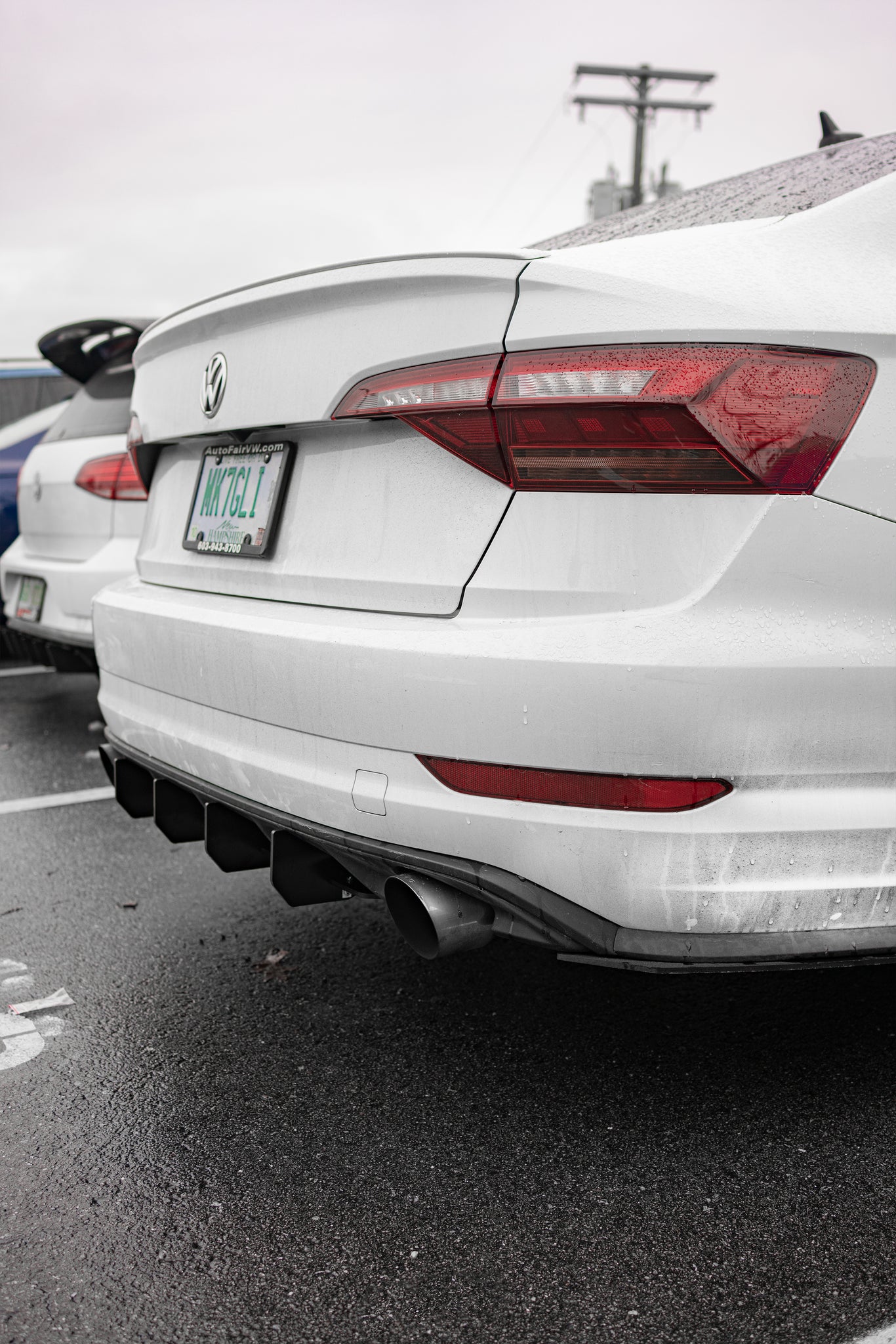 MK7 Jetta Rear Diffuser (GLI) (2019-2021 Models) – Drag Cutters