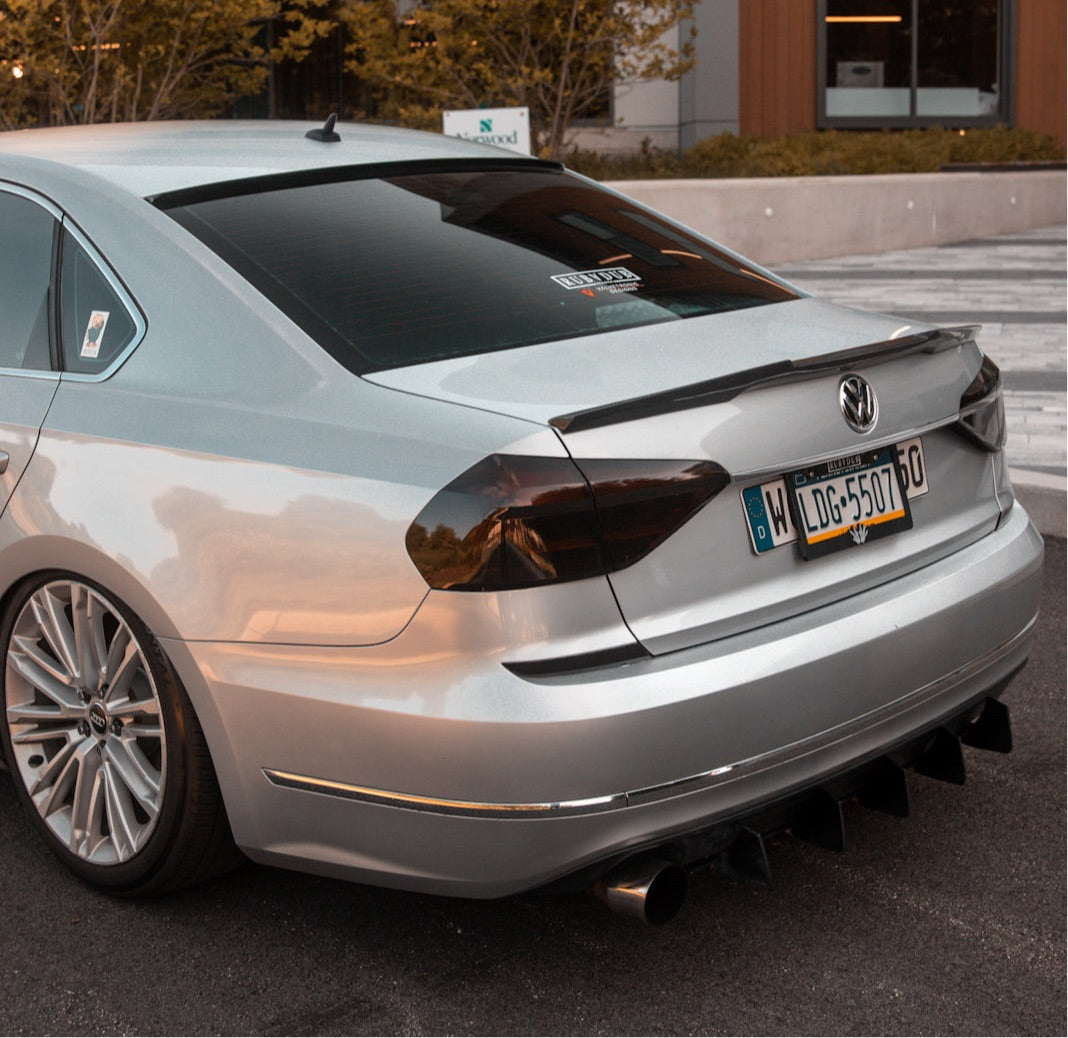 B7 Passat Rear Diffuser (Facelift OEM/GT Style) (2016-2019 Models ...