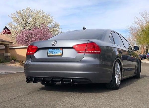 B7 Passat Rear Diffuser (Pre-Facelift 2012-2015 Models) – Drag Cutters