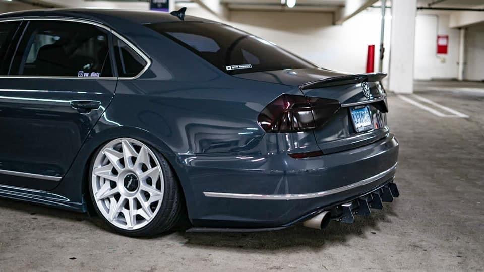 B7 Passat Rear Diffuser (R-Line) (2016-2019 Models) – Drag Cutters