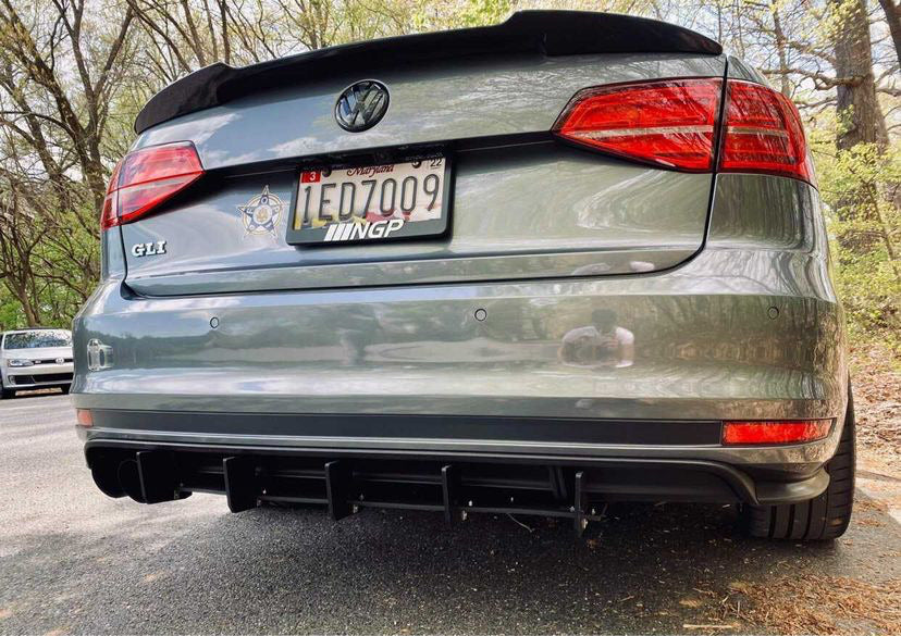 MK6.5 Jetta GLI Rear Diffuser (2017-2019 Models) – Drag Cutters
