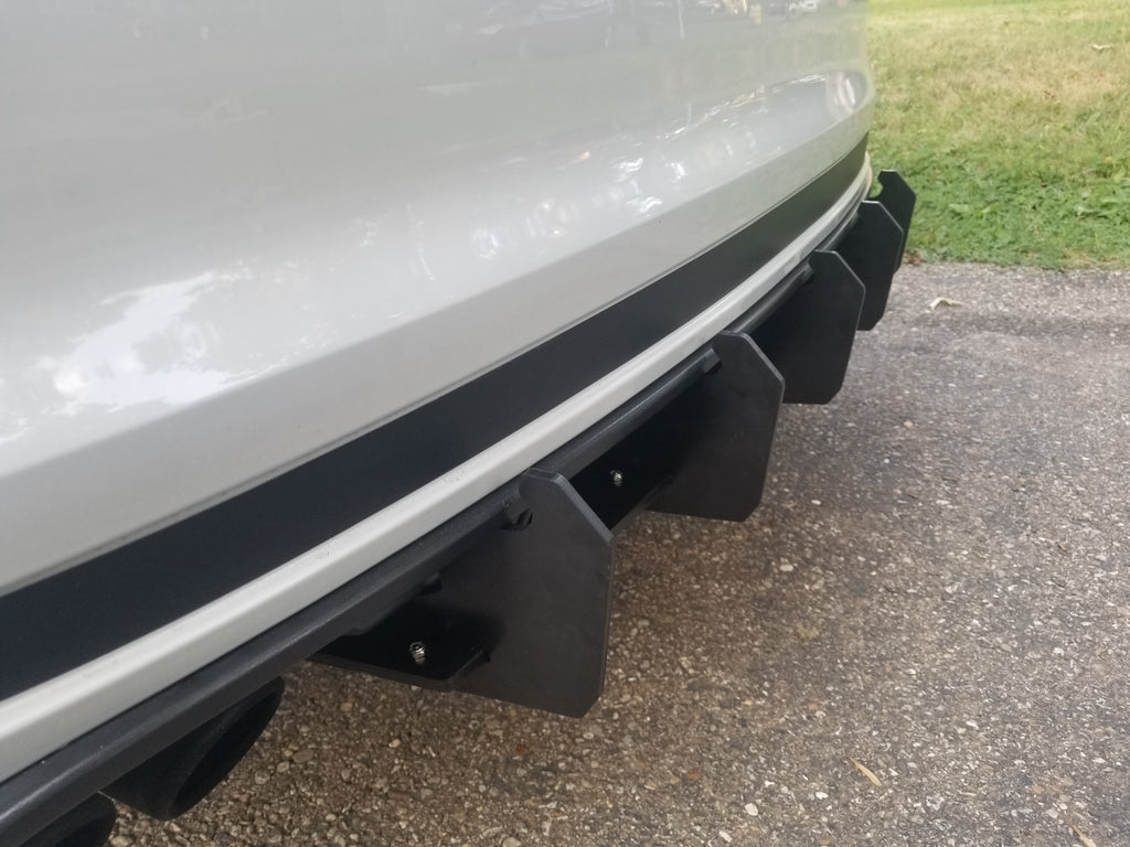 MK6.5 Jetta GLI Rear Diffuser (2017-2019 Models) – Drag Cutters