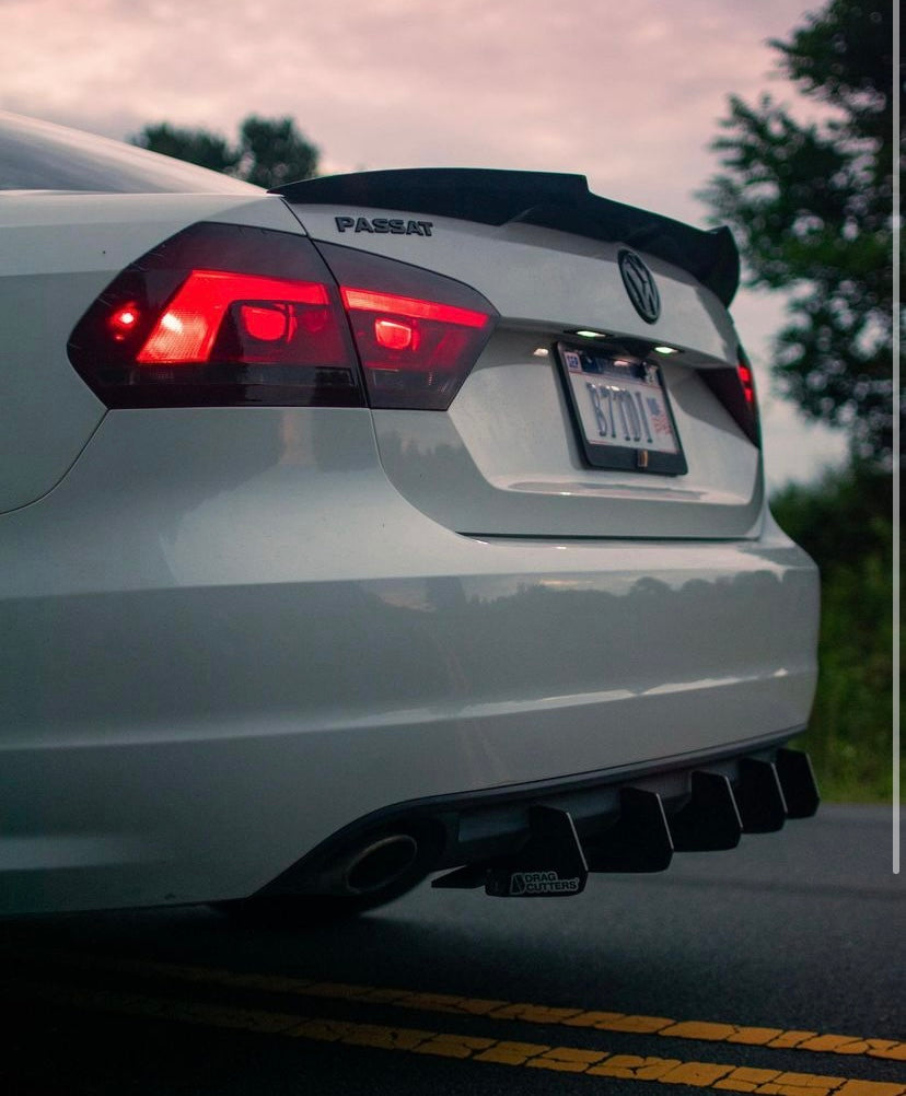 B7 Passat Rear Diffuser (Pre-Facelift 2012-2015 Models) – Drag Cutters