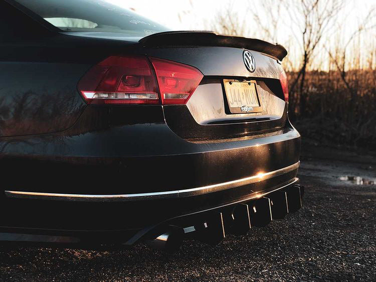 B7 Passat Rear Diffuser (Votex® Valance) – Drag Cutters