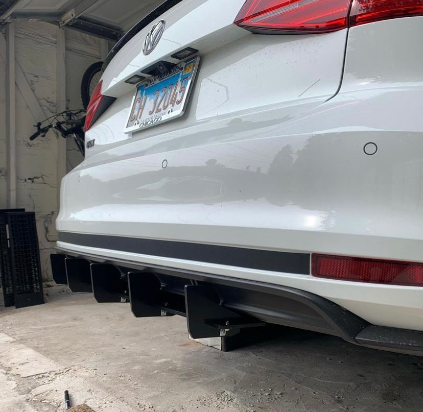 MK6.5 Jetta GLI Rear Diffuser (2017-2019 Models) – Drag Cutters
